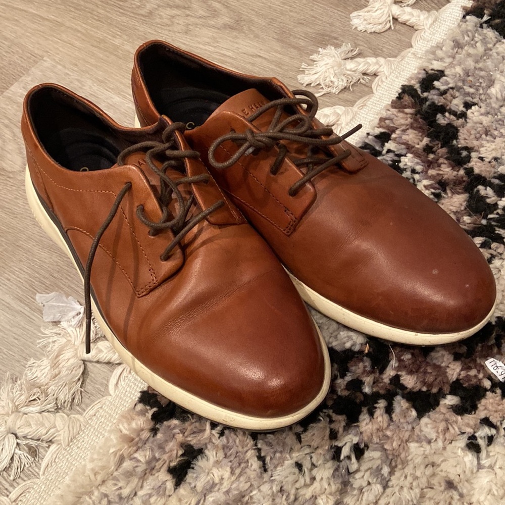 Cole Haan Grand Troy Plain Toe Oxfords